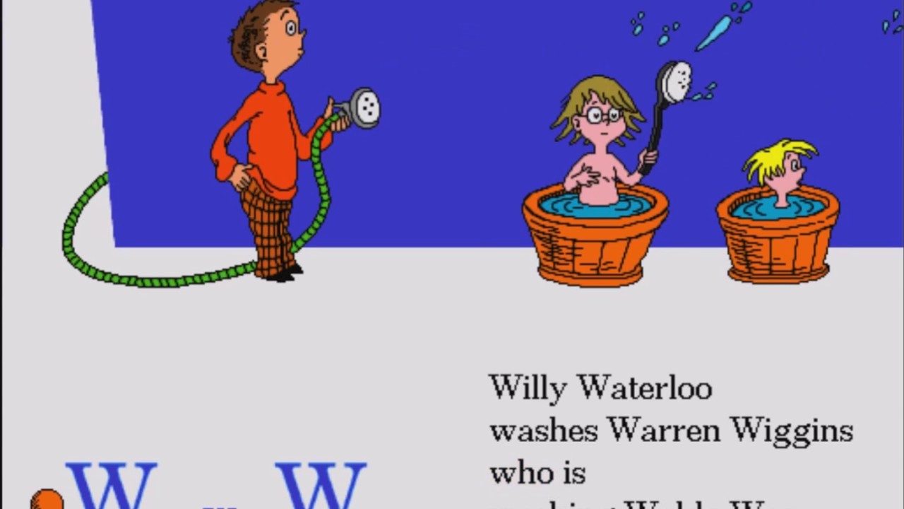 Living Books: Dr. Seuss's ABC - Letter W (Walkthrough/Gameplay)