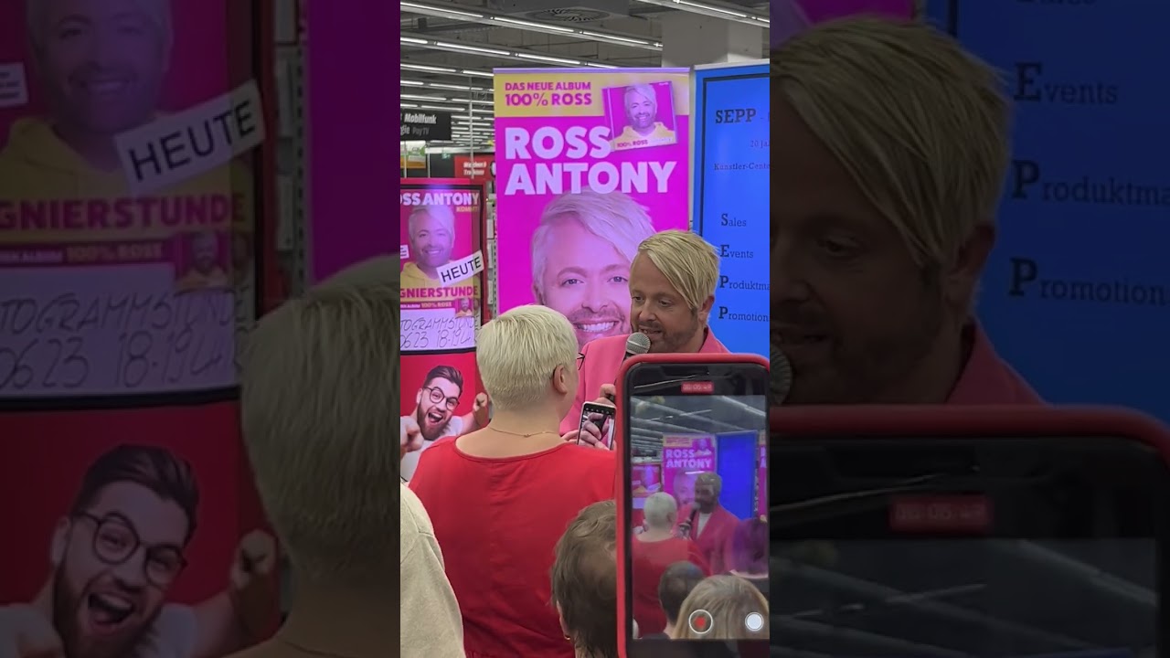 Autogrammstunde mit Ross Antony