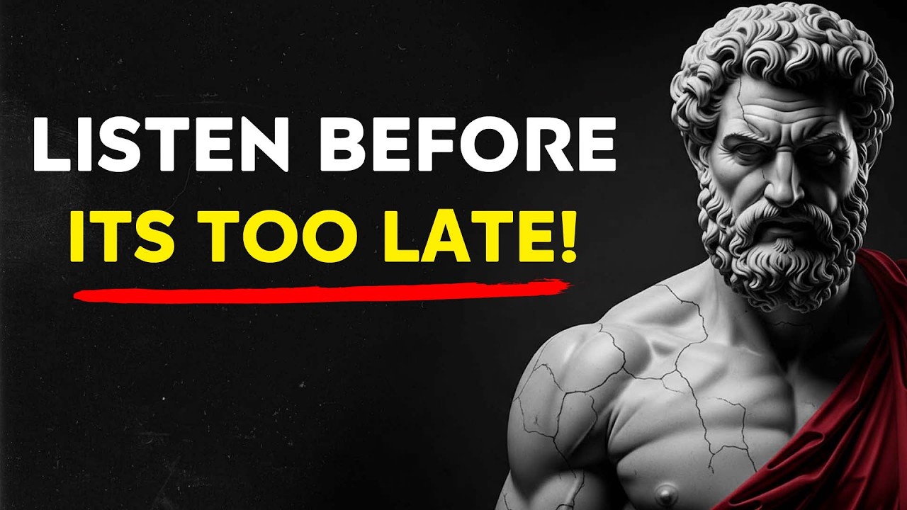 7 Life Lessons That Took Me 52 Years To Learn | Marcus Aurelius Philosophy