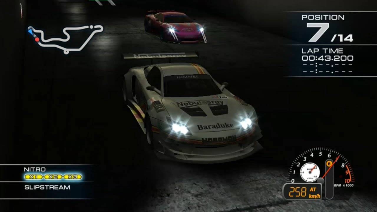 Ridge Racer 7 Maker's Trial ROLLING THUNDER with EOCmplete at Crossbay Tunnel R [Spectator view]
