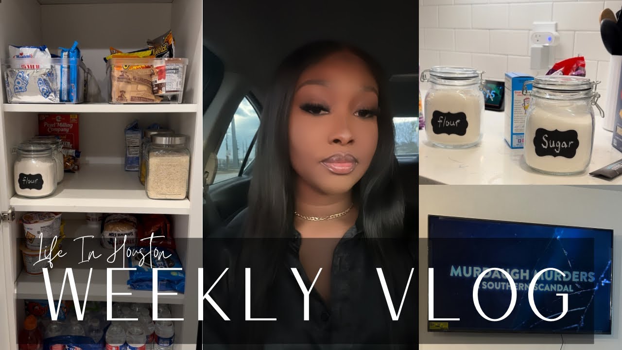 LIFE IN HOUSTON: PANTRY & FRIDGE ORGANIZATION, TRADER JOES HAUL, TVS MOUNTED| BEAUTYBYMYOSHI