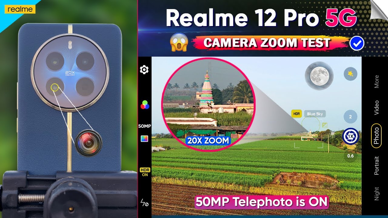 Realme 12 Pro 5g Camera Zoom Test | Realme 20X Camera Moon Zoom Test | Realme 12 Pro 5g Camera Test