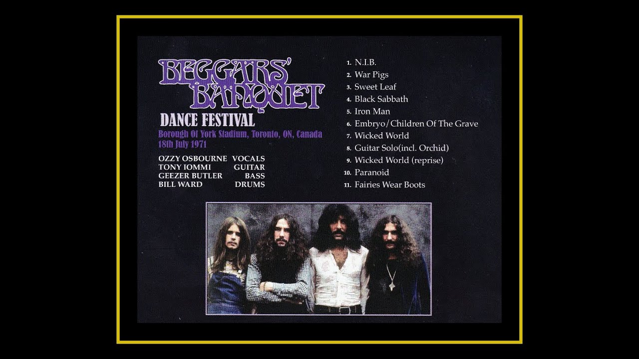 Black Sabbath - Beggar's Banquet/ Toronto 1971 (Complete Bootleg)