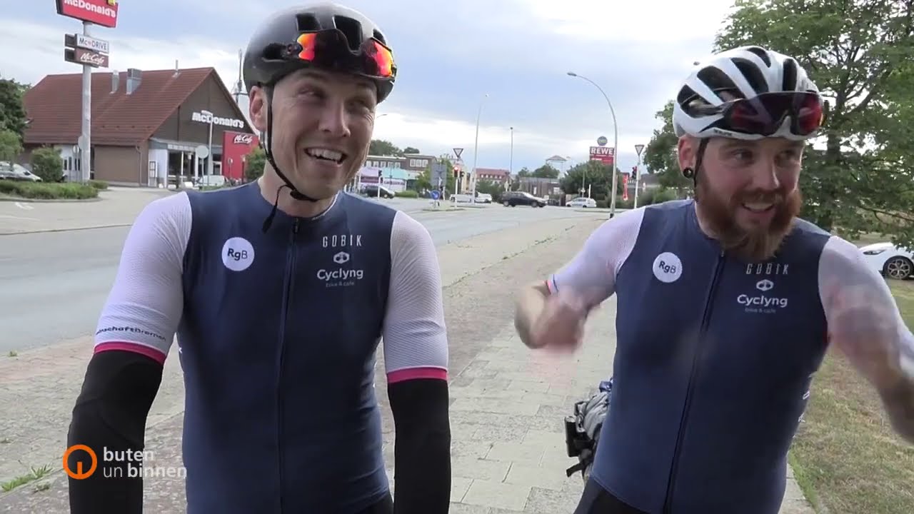 Bremer Radrennfahrer fahren zum Brocken und zurück
