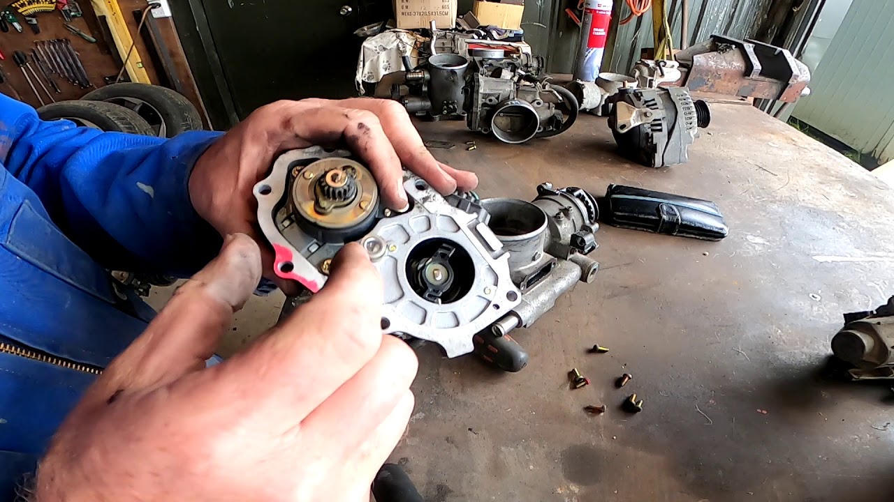Дроссельная заслонка 1uz VVti DBW. Как работает? Разборка. Включает установку ручного фиксатора д...