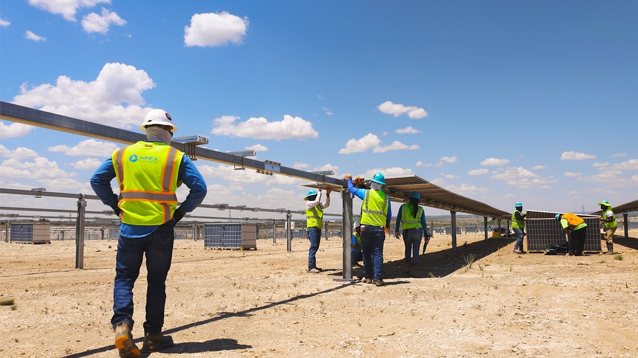 The Energy Transition in Action: Constructing a Solar Farm