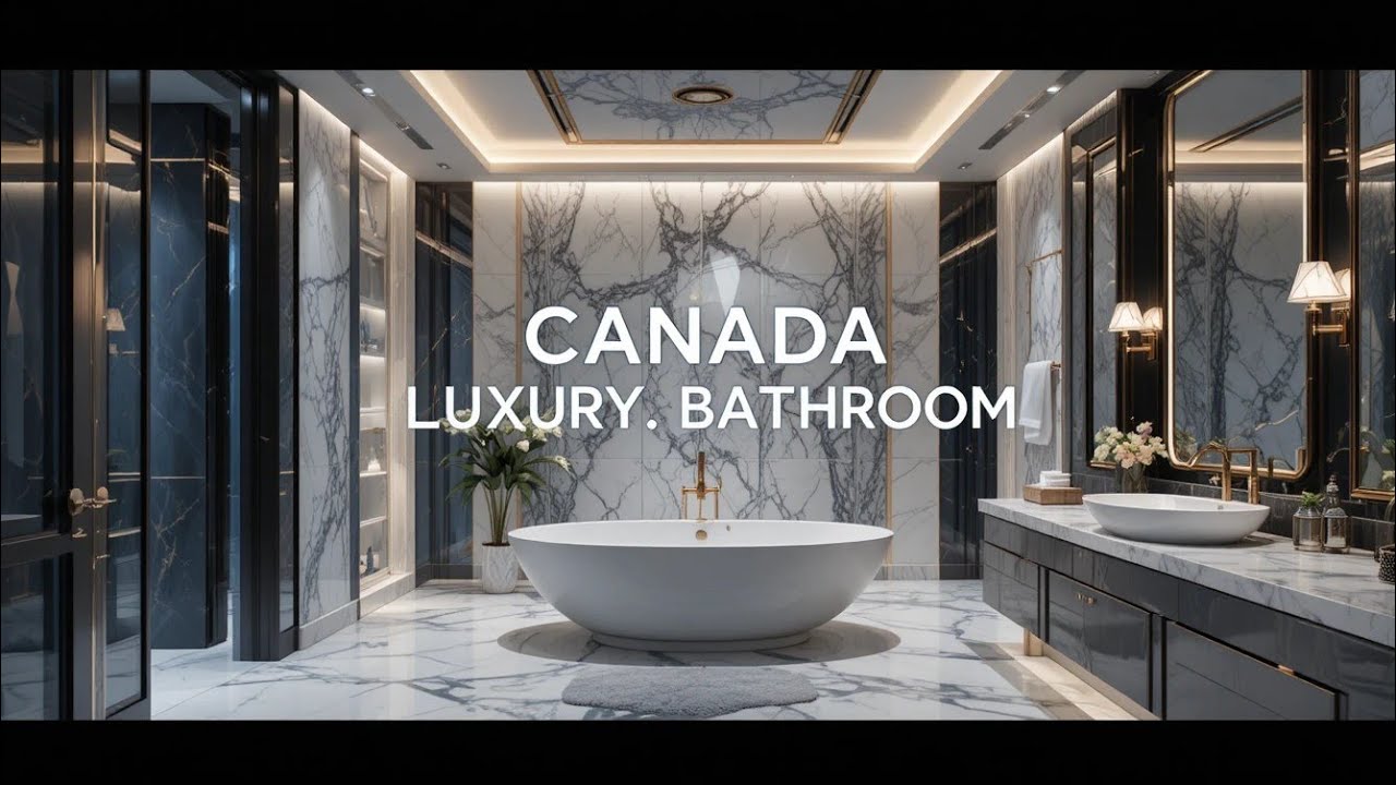 Canada Modern Luxury Bathrooms 🇨🇦 | Mixed Color Home Decor Ideas 2026