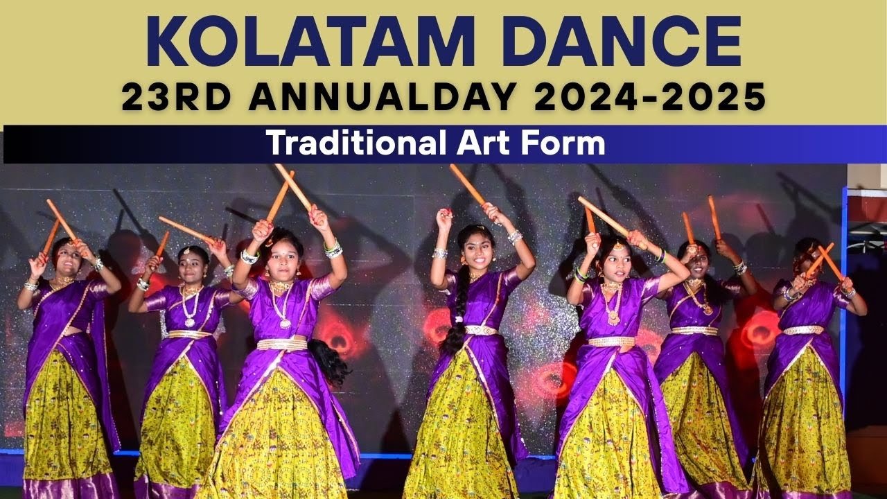 Class 6 & 7 Girls – Kolatam Dance | Traditional Art Form | Annual Day 2025