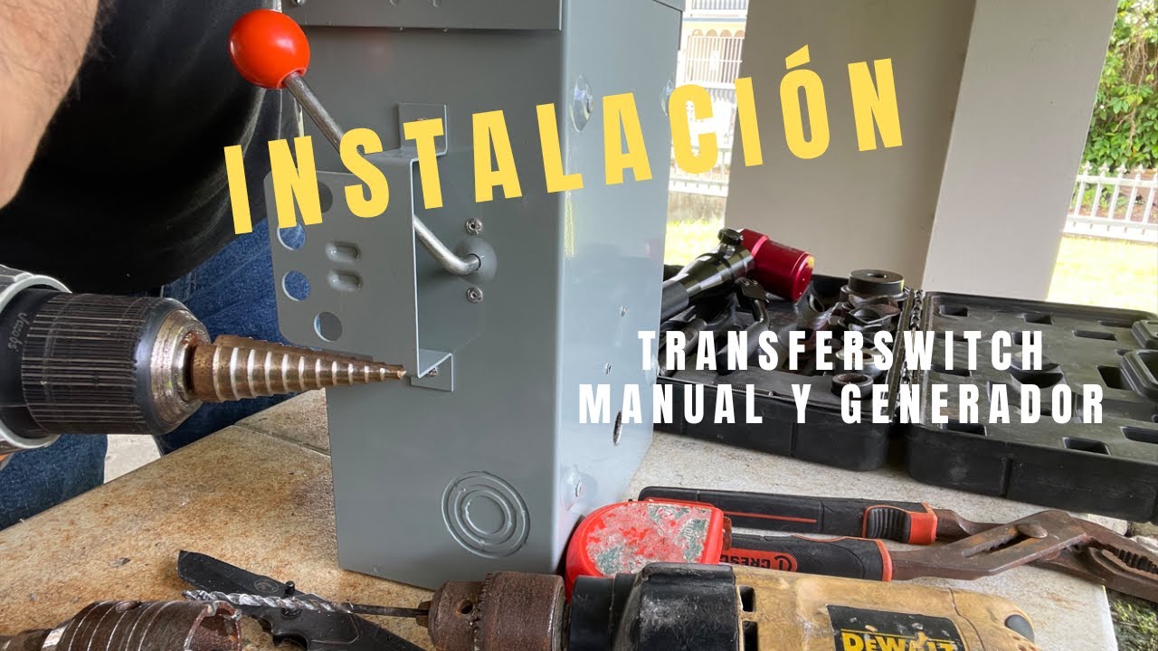 Como Instalar Generador A Caja De Transferswitch Manual