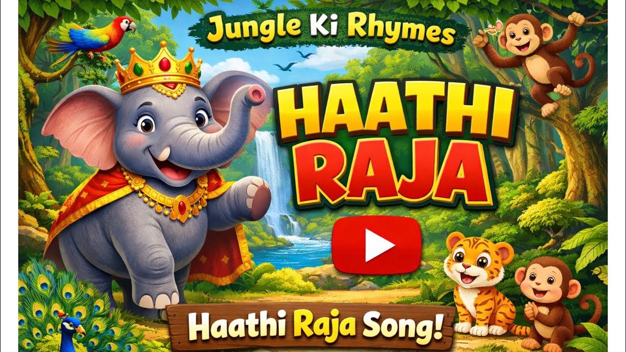 Haathi Raja Song 🐘 | Hindi Jungle Rhymes for Kids | New 2026