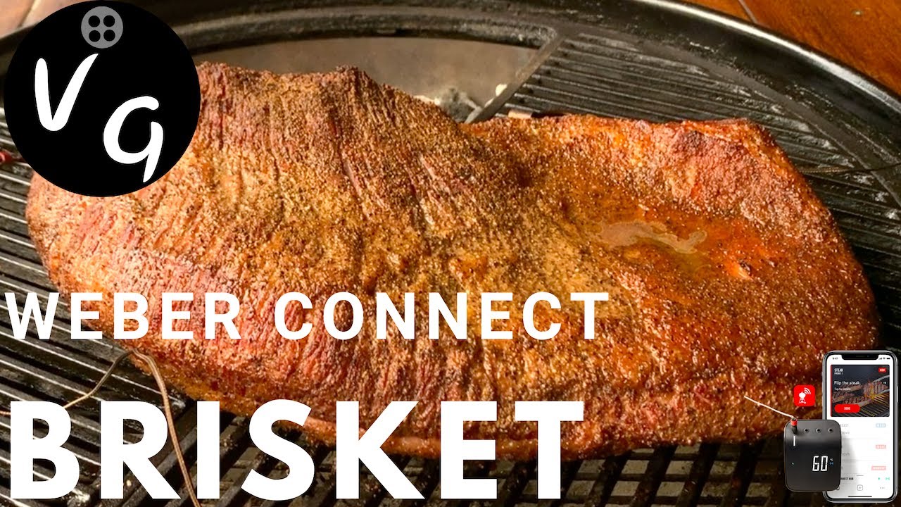 Weber Connect - Packer Brisket - Smart Grilling Hub Smoked Brisket Using the Slow n Sear