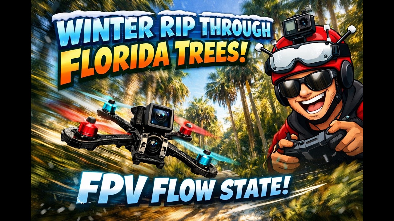 Winter Rip Through Florida Trees | FPV Flow State