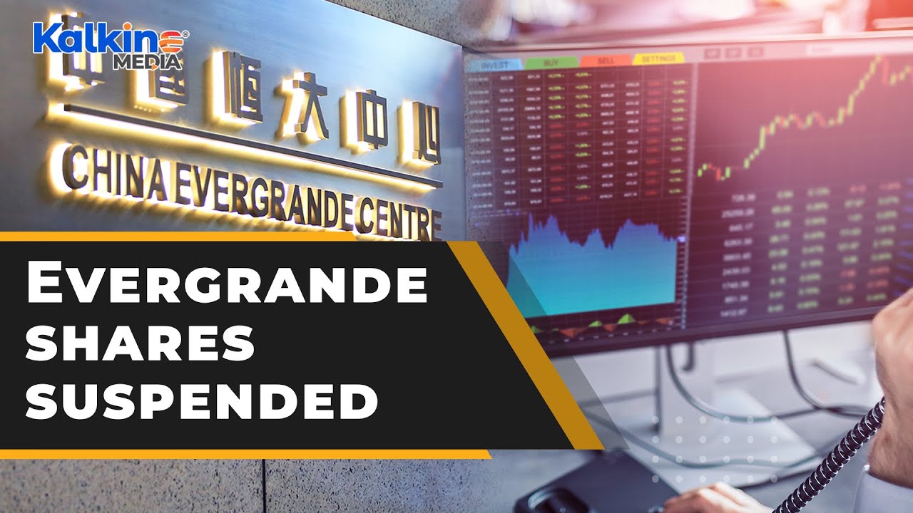 Evergrande shares suspended from trading in Hong Kong