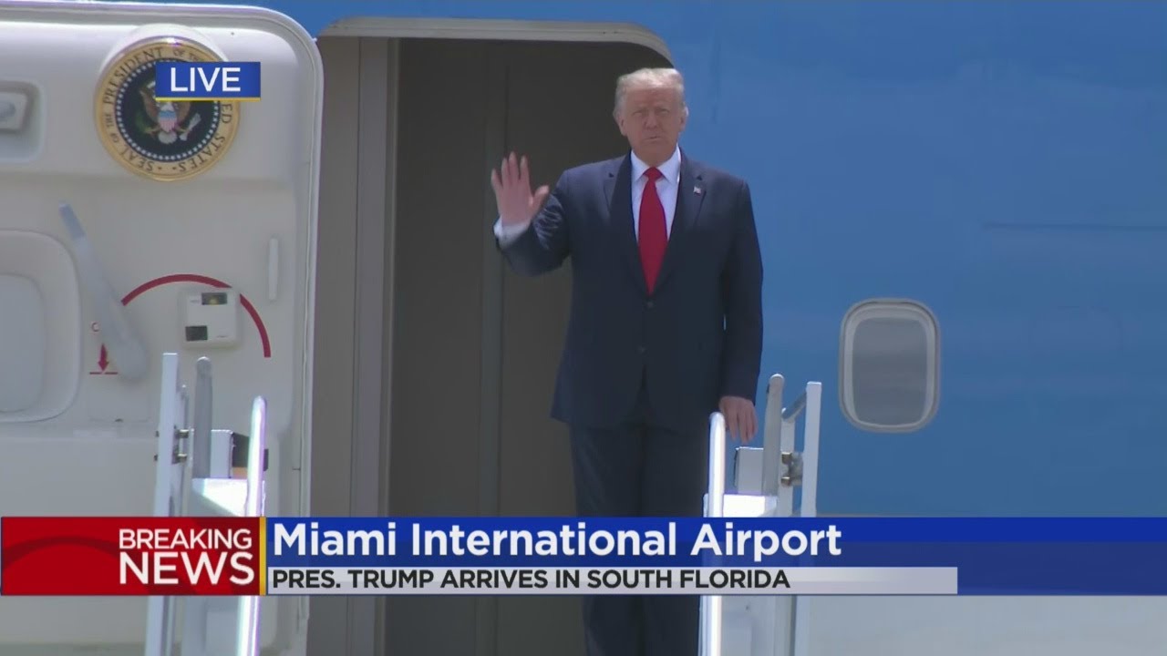 WEB EXTRA: Jim DeFede On President Trump's Visit To South Florida