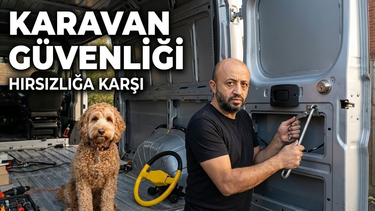 Campervan/Karavan Yapımı 3:  Hırsız Güvenliği | Kapı Kilitleri, Direksiyon Kilidi ve İç Kilitler