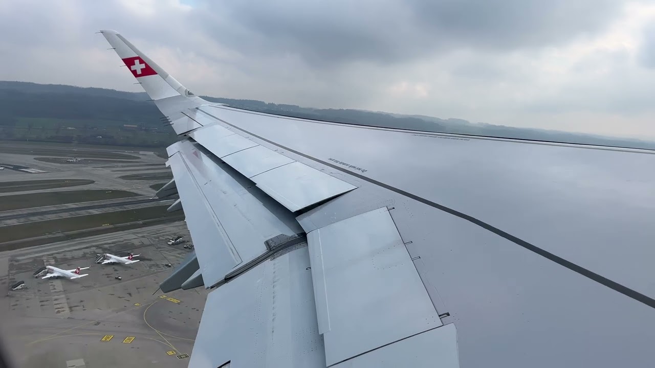 Swiss rocketing takeoff from Zurich
