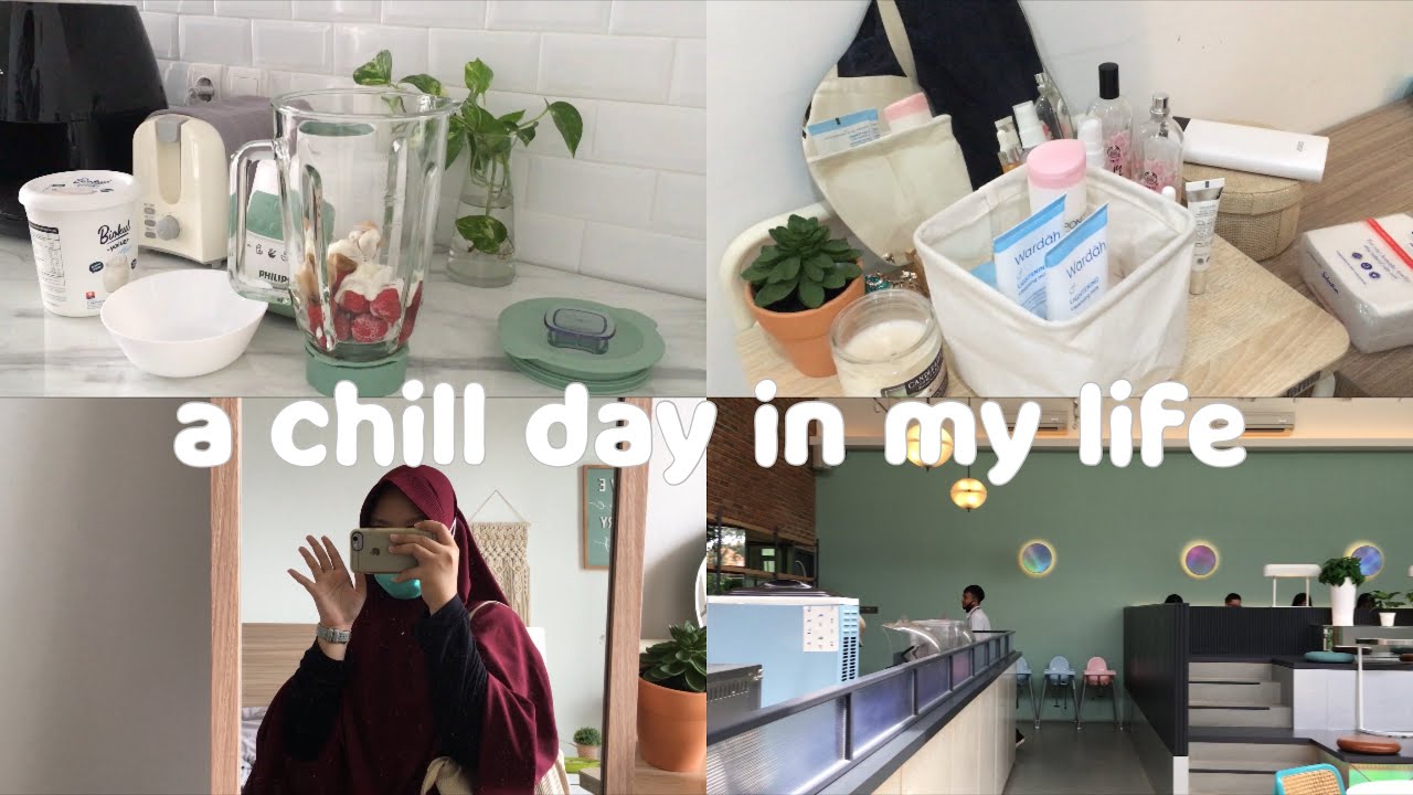 chill day in my life vlog ☁️ making smoothies, tea bar, watch studio gibli etc