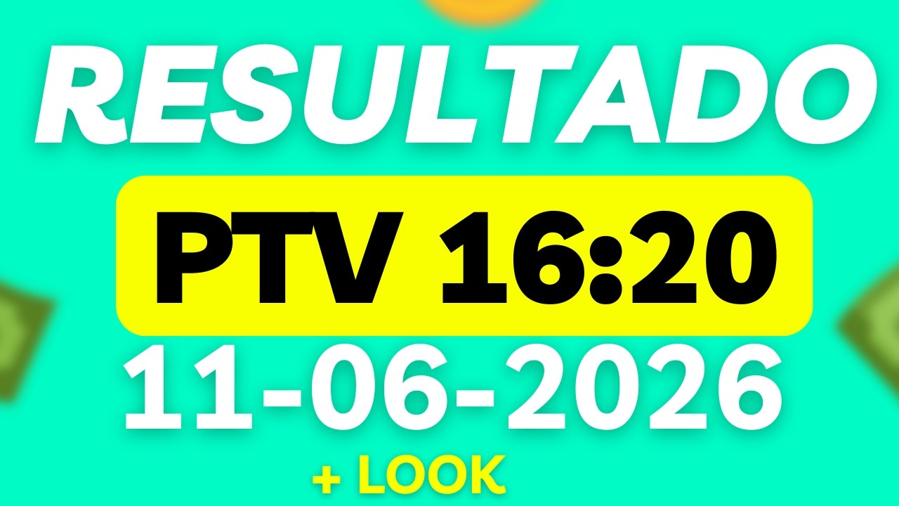 Resultado do Jogo do Bicho | Ao Vivo  - PTV - 16:20H - Hoje