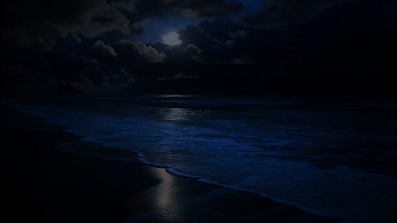 Ocean Waves for Deep Sleep | Dark Sea Sounds for Insomnia & Anxiety Relief
