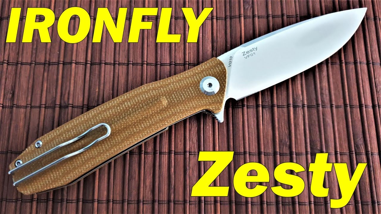 Сгъваем нож Ironfly Zesty VG-10 knife review