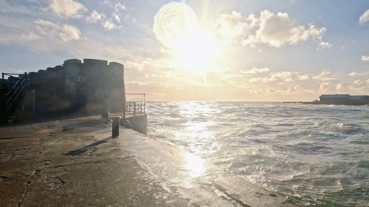 A Moment: Saltcoats Harbour. 