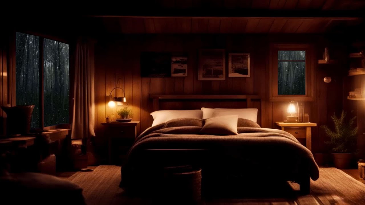 3 Hours of Rain Sounds and Distant Thunder | White Noise for Deep Sleep