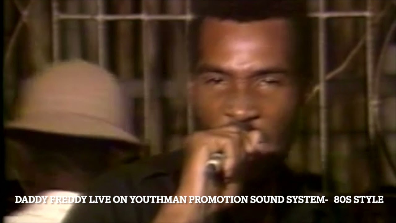 Daddy Freddy live on Youthman Promotion sound system - 80s style.