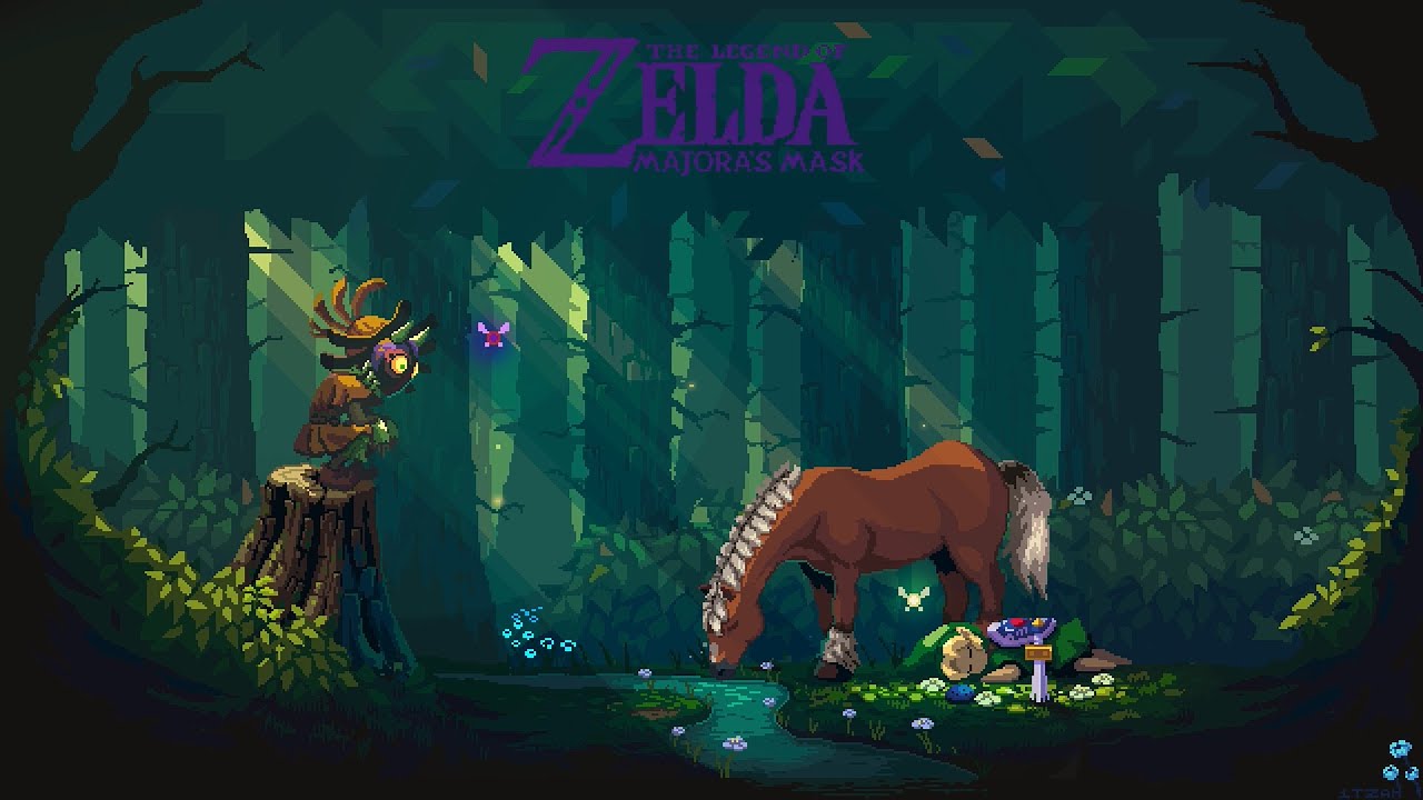 ZELDA MAJORAS MASK MUSIC RELAXING/STUDYING/WORKING/SLEEPING - TIMESTAMPS - 4K LIVE BACKGROUND