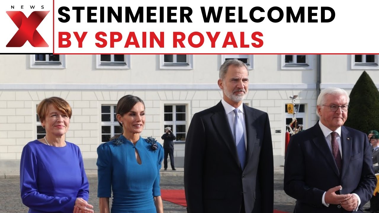 Germany&rsquo;s President Steinmeier Receives Military Honours From Spain&rsquo;s Royals