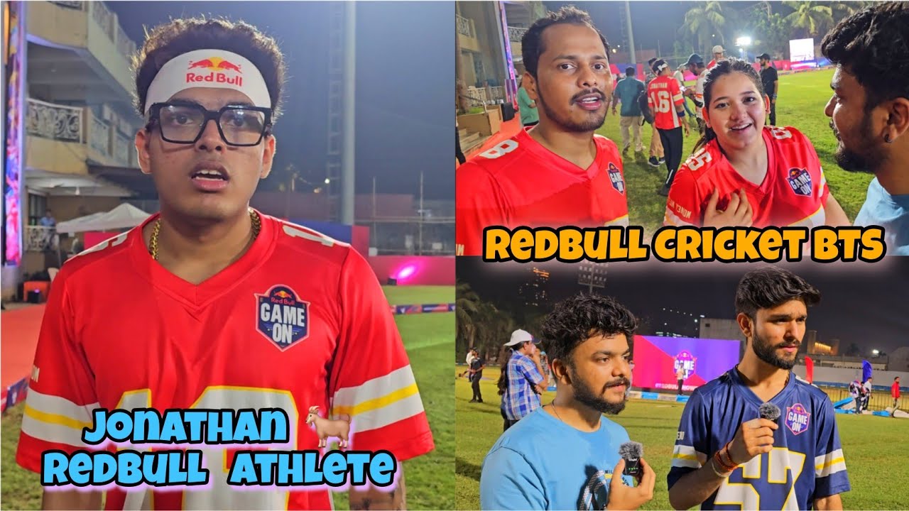 Jonathan Gaming Redbull Athlete | Redbull Meo Cricket BTS
