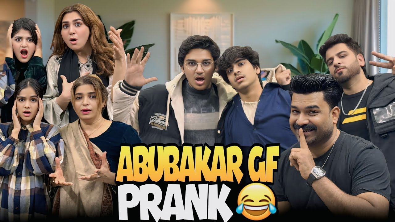 ABUBAKAR GIRLFRIEND PRANK ON FAMILY // POLICE NE BHT MARA // SUB SHOCKED