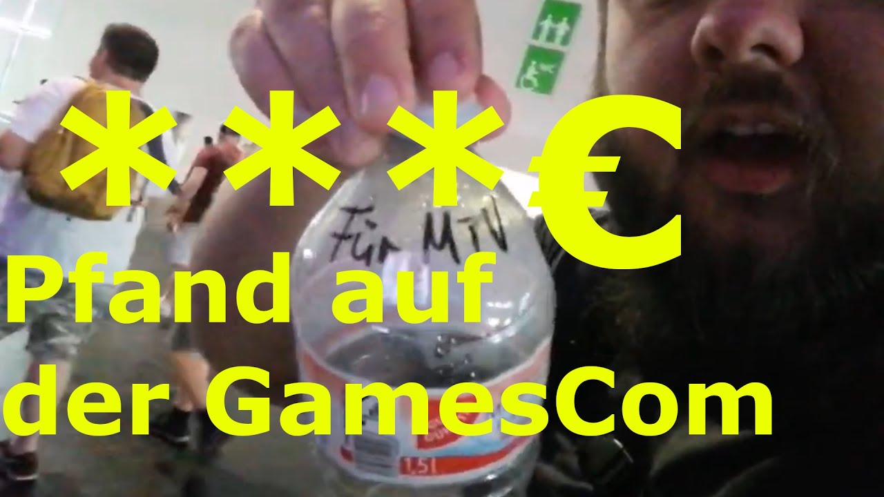 Wie viel kann man mit Pfandflaschen sammeln auf der GamesCom verdienen ? / Weit über Mindestlohn