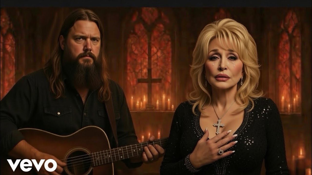 Chris Stapleton ft. Dolly Parton - The Cross Was Enough (Lyrics Video) Out Now 