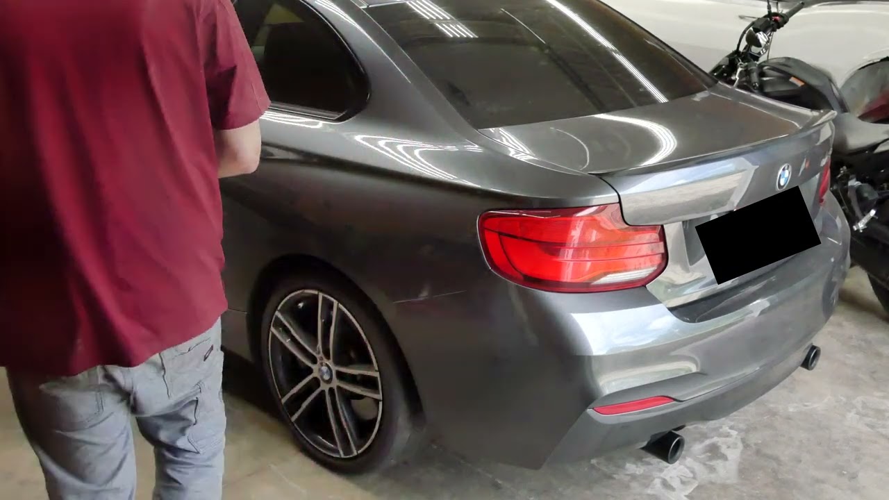 M240i Stock vs. Dinan mid pipe, CTS catted downpipe