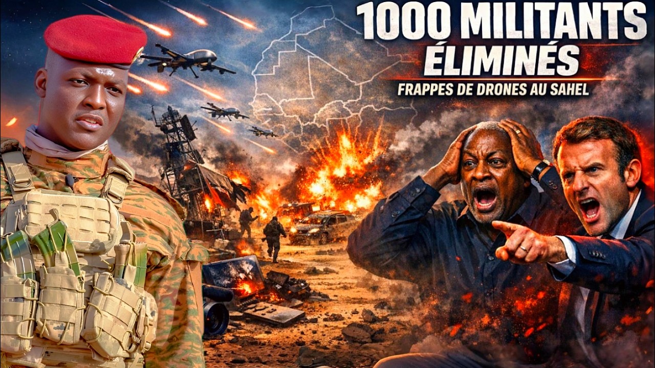 Ibrahim Traoré : 15 drones frappent 1 000 militants — l’opération secrète qui choque le Sahel