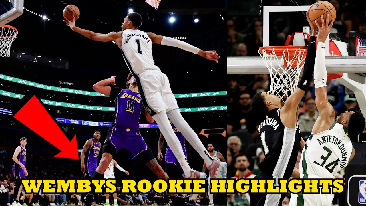 Boofy Reacts to Victor Wembanyama ROOKIE Season Highlights