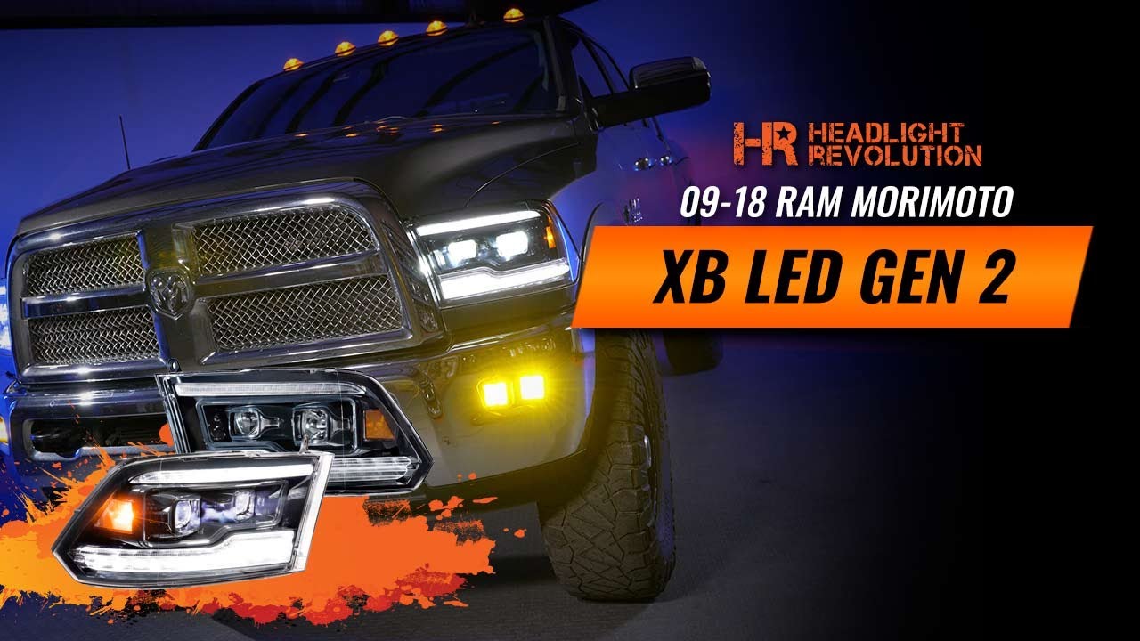 The Best LED Headlight Upgrade for the 2009 - 2018 Dodge Ram by Morimoto