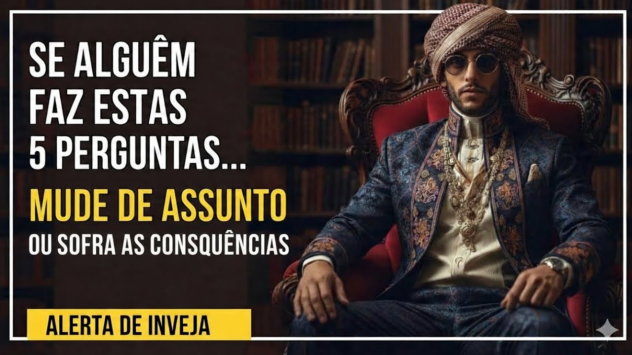 Se Alguém Fizer Estas 5 PERGUNTAS, Mude de Assunto Ou SOFRA As Consequências | ALERTA DE INVEJA