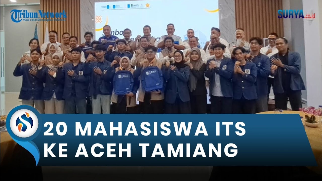 ITS Berangkatkan 20 Mahasiswa ke Aceh Tamiang untuk Program Mahasiswa Berdampak