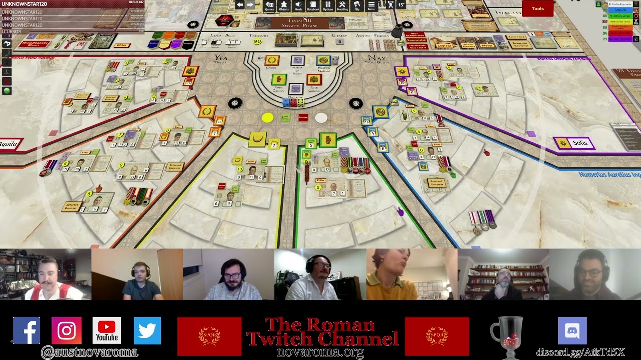 Republic of Rome Board Game Broadcast | 2022 | Episode XIX