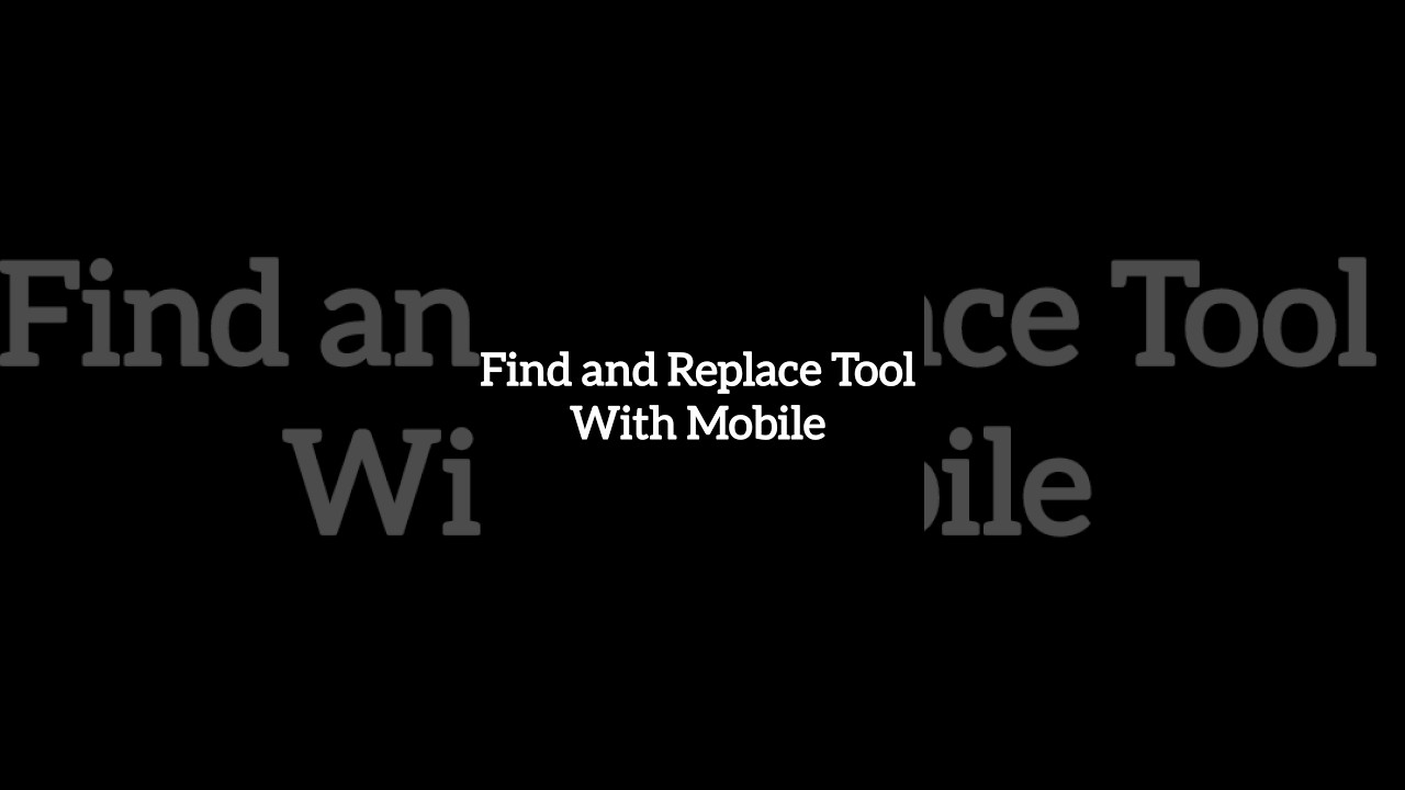Find & Replace Text Instantly! 🔥 | Free Online Tool 
