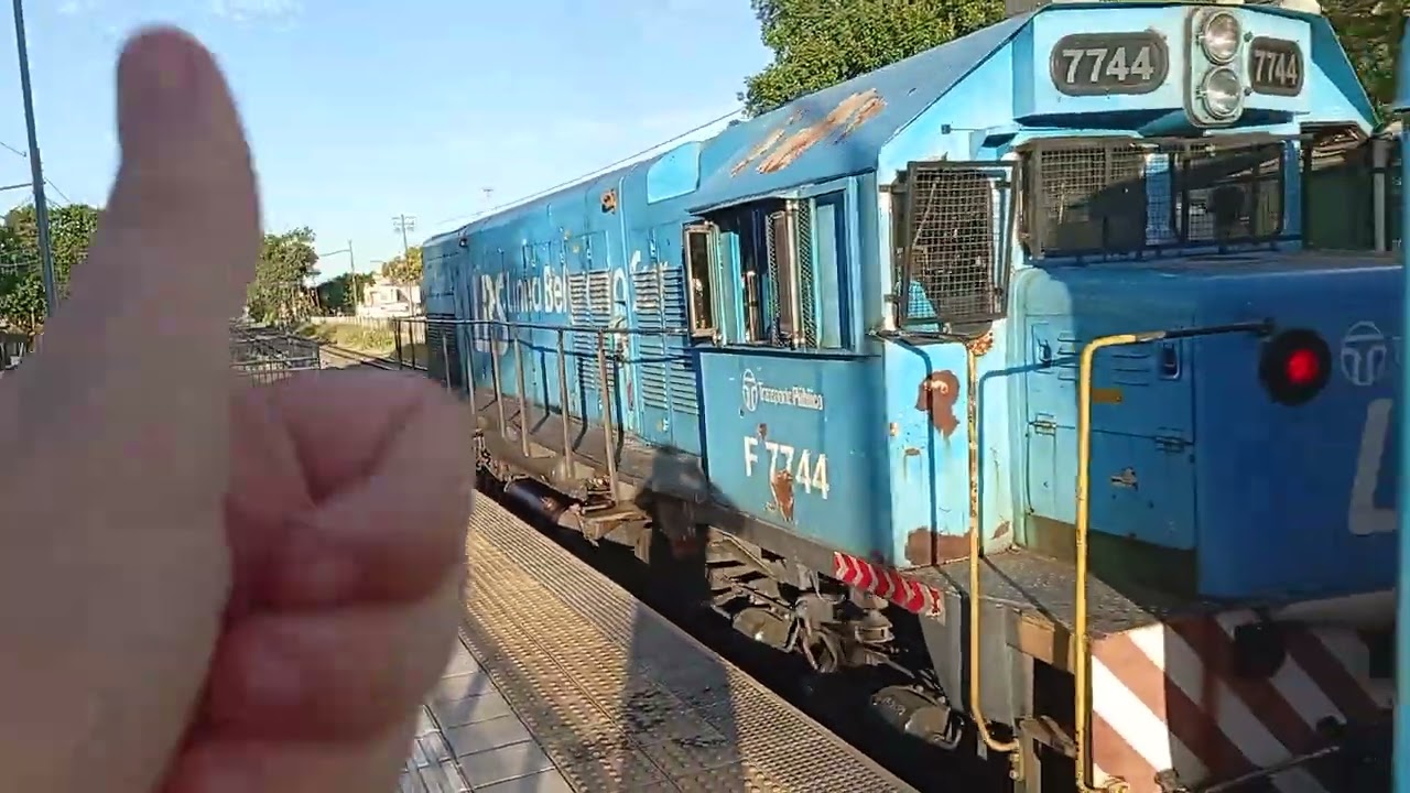 G22 GM F 7744 saliendo de Presidente Illia con destino a Sáenz.