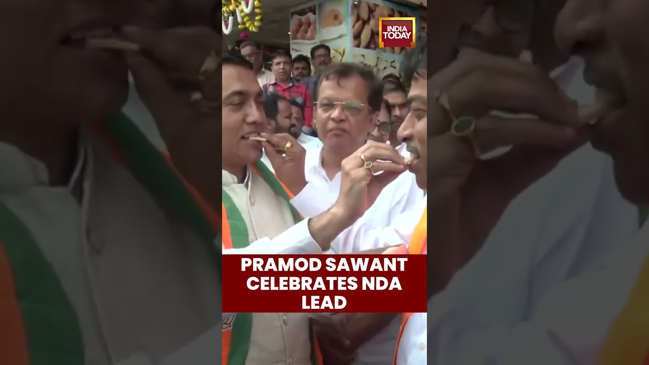 Pramod Sawant Celebrates NDA Lead in Bihar