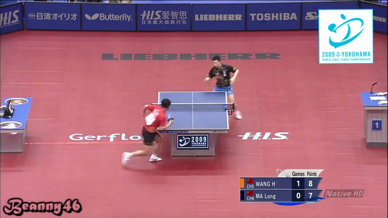Wang Hao vs Ma Long (2009 WTTC) [HD]