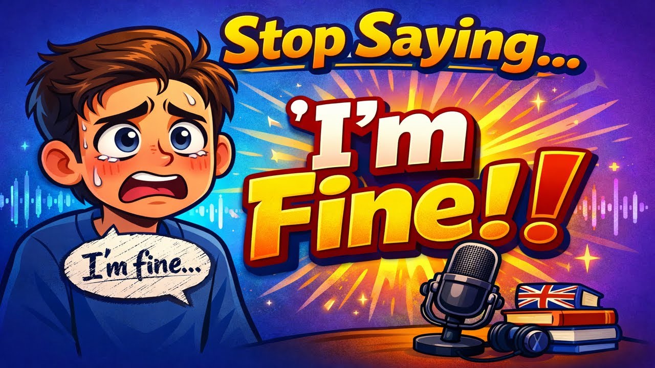 Stop Saying 'I'm Fine'! | Express Real Feelings in English (Podcast)