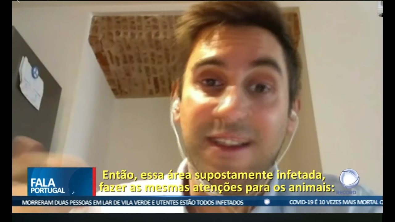 Record TV - COVID 19 - Cuidados a ter com os animais