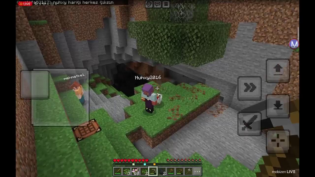 agalarla Minecraft yayın
