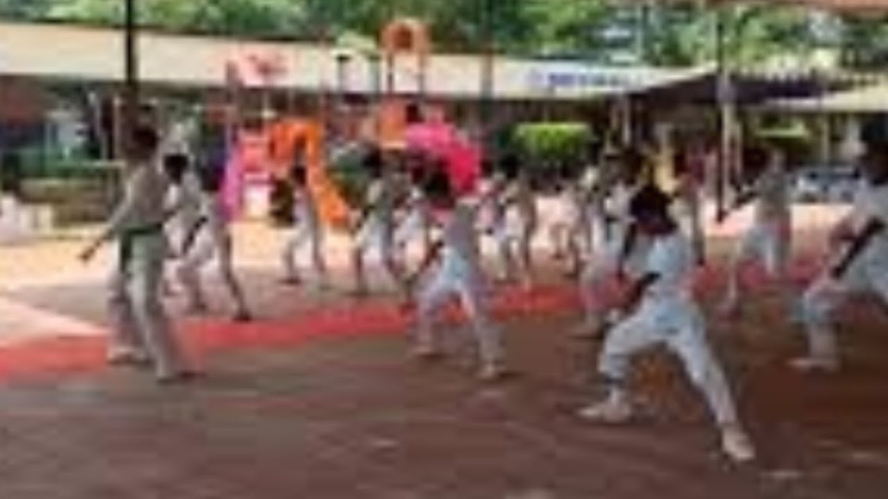 Karate by kids. Special performance kata 1, 2, & 3.