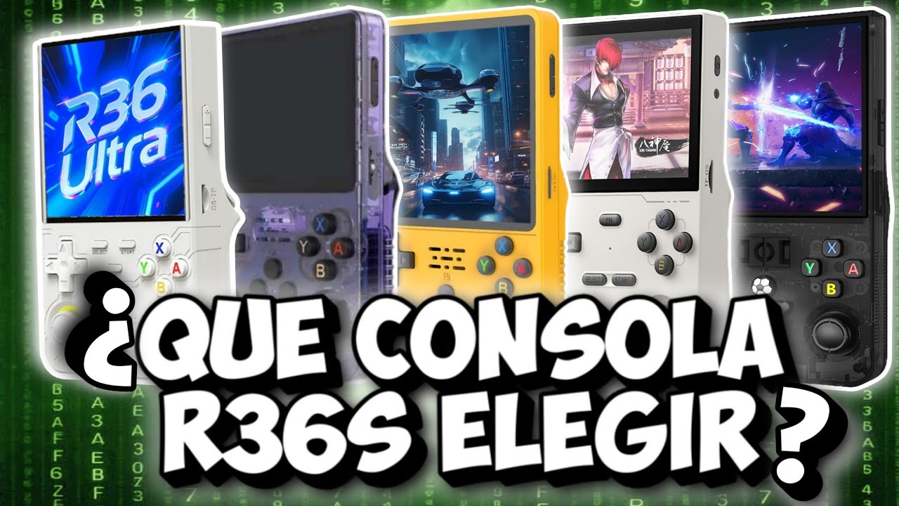 ¿Qué CONSOLA R36S Comprar? 🤔 [RECOPILATORIO] ANÁLISIS CONSOLAS RETRO BARATAS en ESPAÑOL 🔥