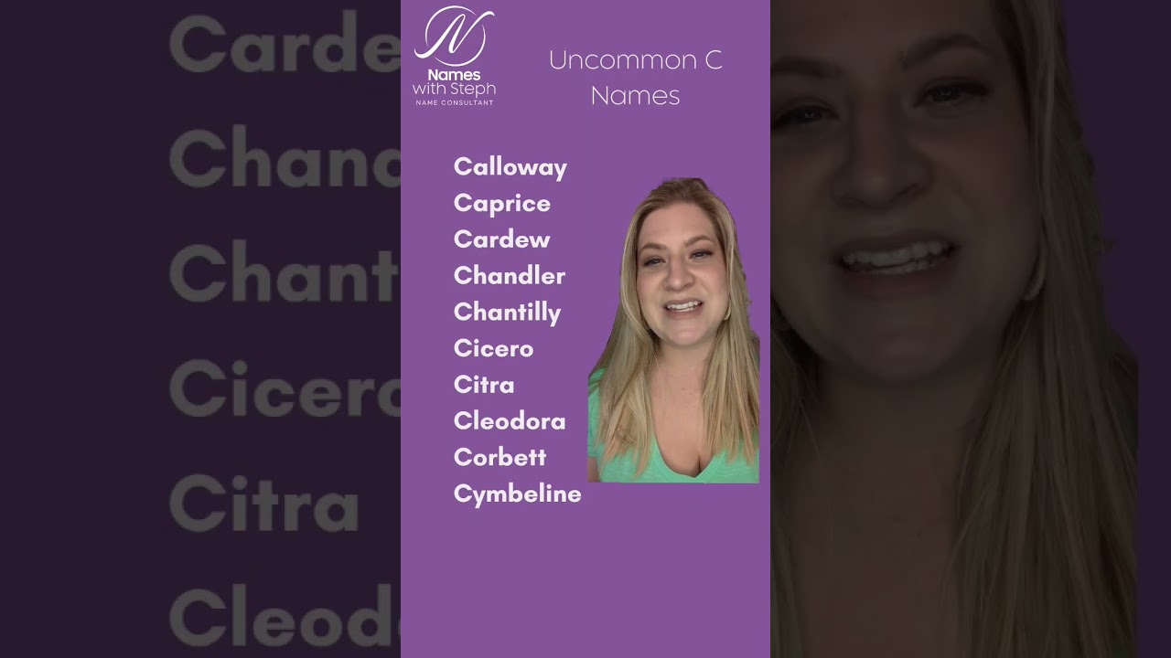 Uncommon Baby Names That Start With C #babynames #uniquenames